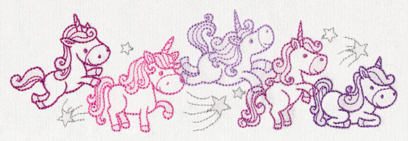Creature Feature - Unicorn Border