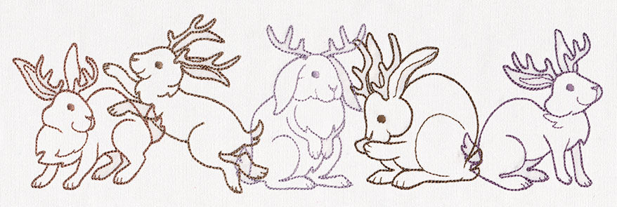 Creature Feature - Jackalope Border