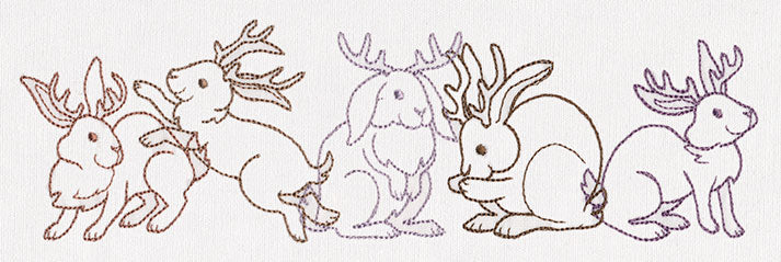 Creature Feature - Jackalope Border