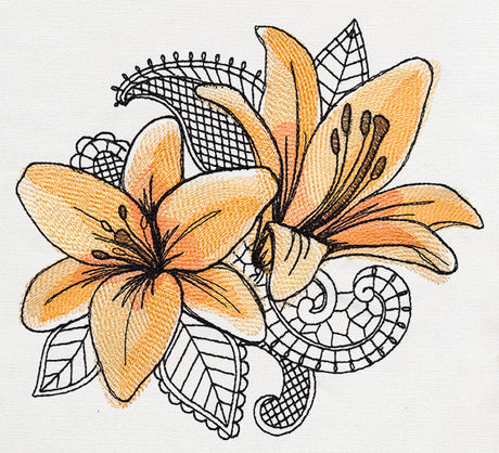 Petals and Lace - Lily