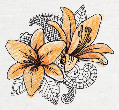 Petals and Lace - Lily