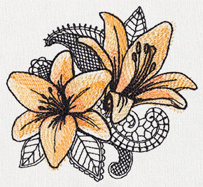 Petals and Lace - Lily