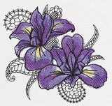 Petals and Lace - Iris
