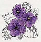 Petals and Lace - Violet
