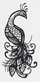 Inked Peacock