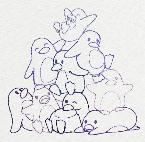 Pile o' Cute - Penguin Pile