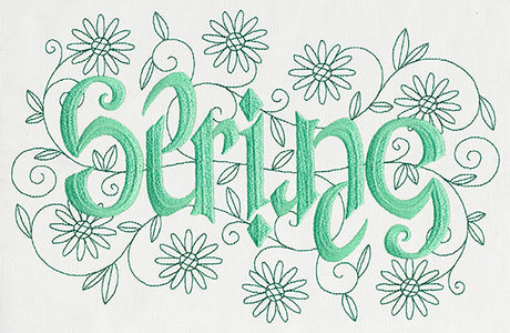 Spring Ambigram
