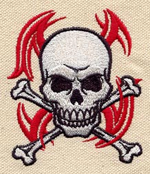 Tribal Skull and Crossbones