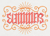 Summer Ambigram