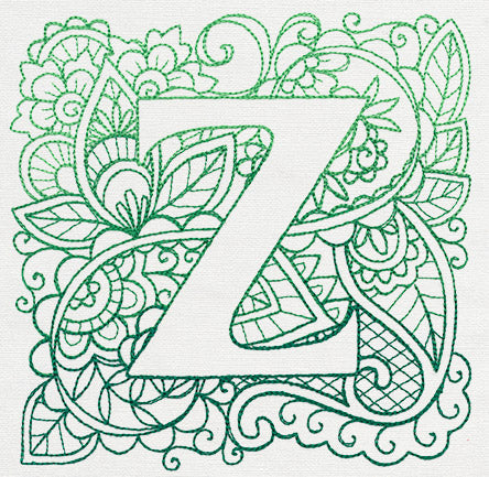 Mendhika Letter Z