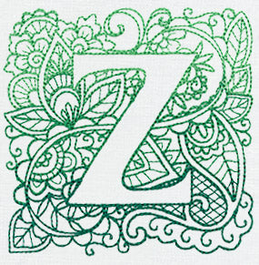 Mendhika Letter Z