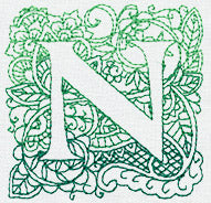Mendhika Letter N