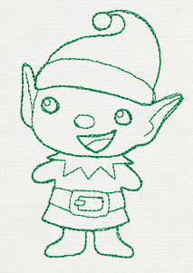 Christmas Friends Border - Elfie