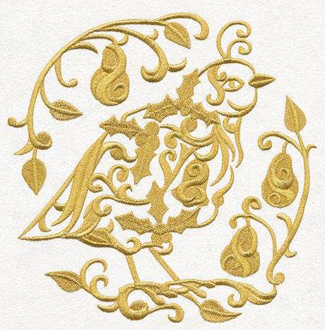 Gilded 12 Days of Christmas - Partridge