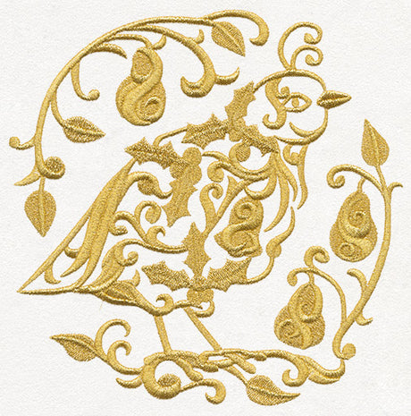 Gilded 12 Days of Christmas - Partridge