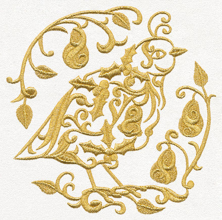 Gilded 12 Days of Christmas - Partridge