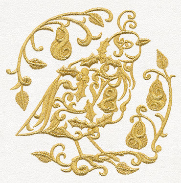 Gilded 12 Days of Christmas - Partridge