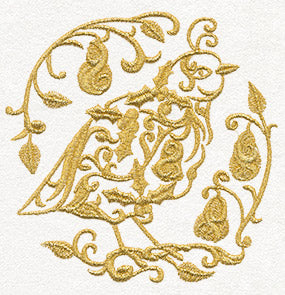 Gilded 12 Days of Christmas - Partridge