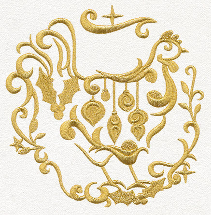 Gilded 12 Days of Christmas - French Hen