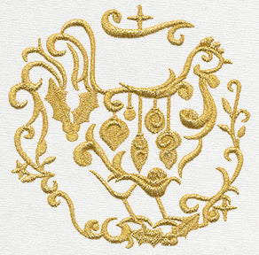 Gilded 12 Days of Christmas - French Hen
