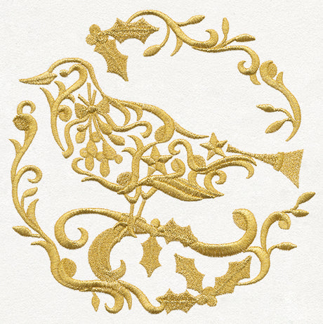 Gilded 12 Days of Christmas - Calling Bird