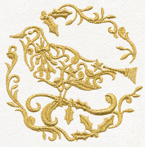 Gilded 12 Days of Christmas - Calling Bird
