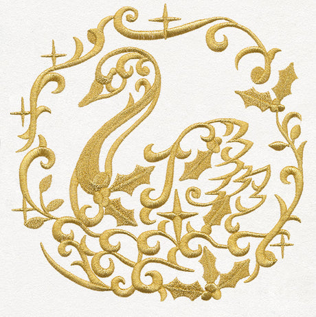 Gilded 12 Days of Christmas - Swan