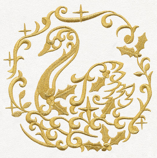 Gilded 12 Days of Christmas - Swan