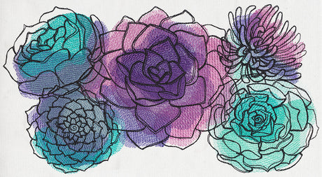 Painted Succulents