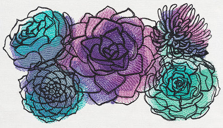 Painted Succulents