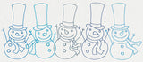 Jolly Snowman Border