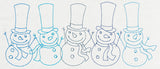 Jolly Snowman Border