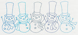 Jolly Snowman Border