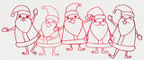 Dancing Santa Border