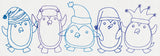 Happy Penguin Border
