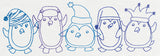 Happy Penguin Border