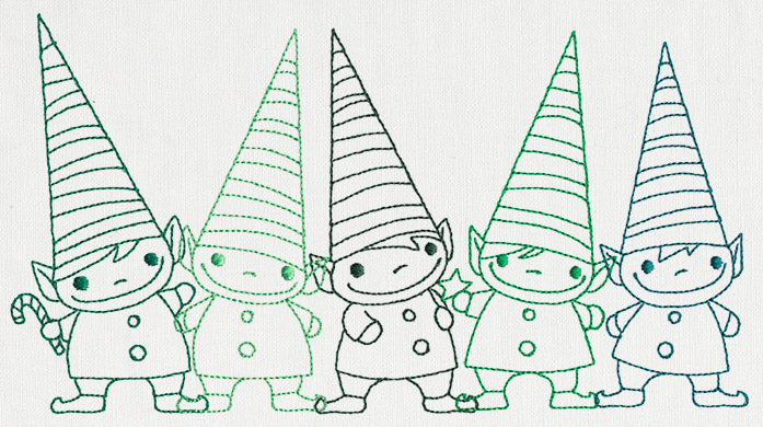 Joyous Elves Border
