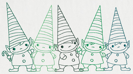Joyous Elves Border