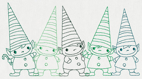 Joyous Elves Border