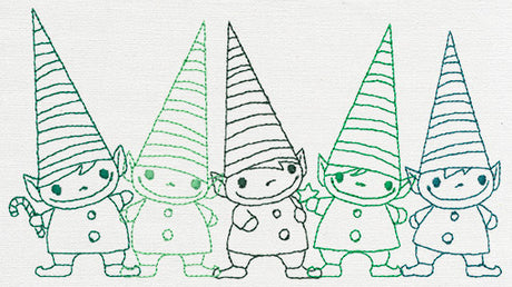 Joyous Elves Border