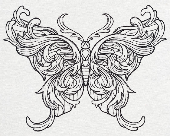 Engraved Butterfly