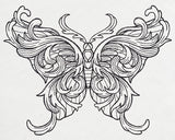 Engraved Butterfly