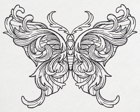 Engraved Butterfly