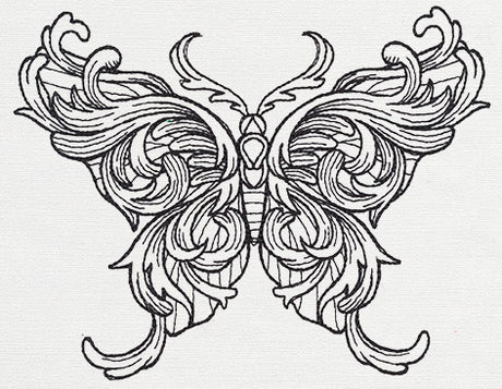 Engraved Butterfly