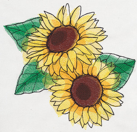 Painted Sunflowers