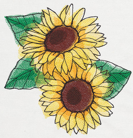 Painted Sunflowers