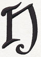 Fantasy Letter N - Lowercase