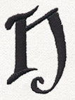 Fantasy Letter N - Lowercase