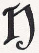Fantasy Letter N - Lowercase