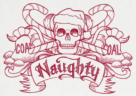 Naughty Christmas Crest